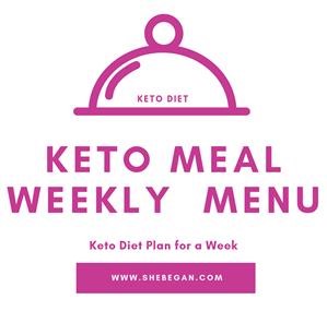 Keto Diet Menu Plan for Weight Loss